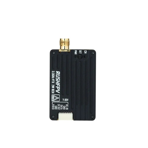 RushFPV 3.3G VTX Hochleistungs-Micro-FPV-Kamera-Drohne RC-Teile Accs PFLY FP100 0.000001Lux 2.1mm Objektiv 16-9/4-3 NTSC/PAL